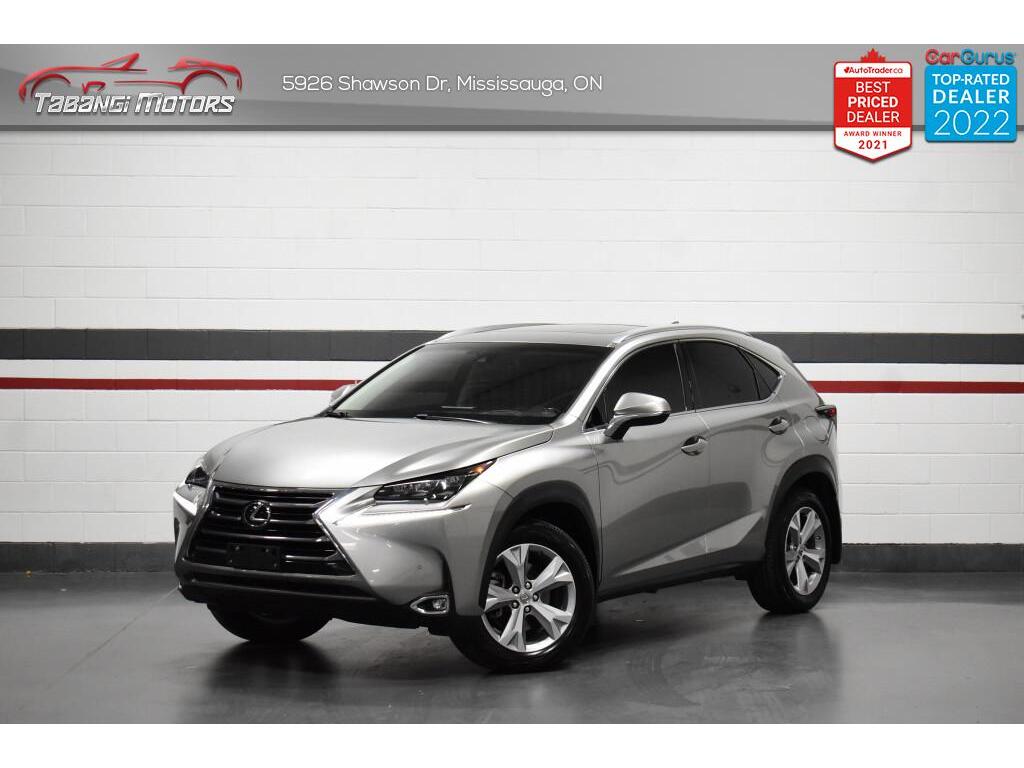 2017 Lexus NX 200t No Accident Leather Sunroof HUD Blindspot Naviga