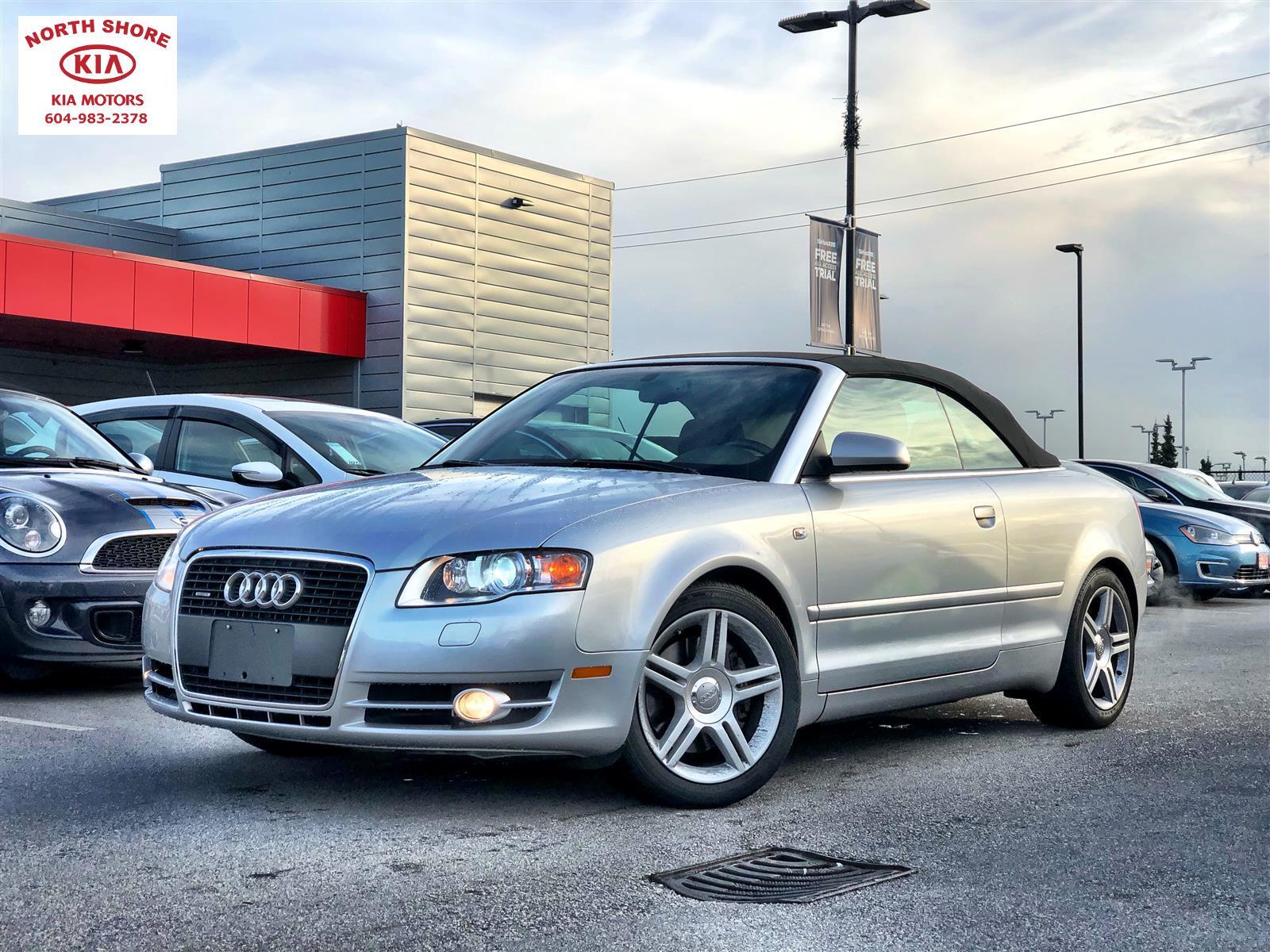 2008 Audi A4 Quattro Cabriolet Serviced North Vancouver