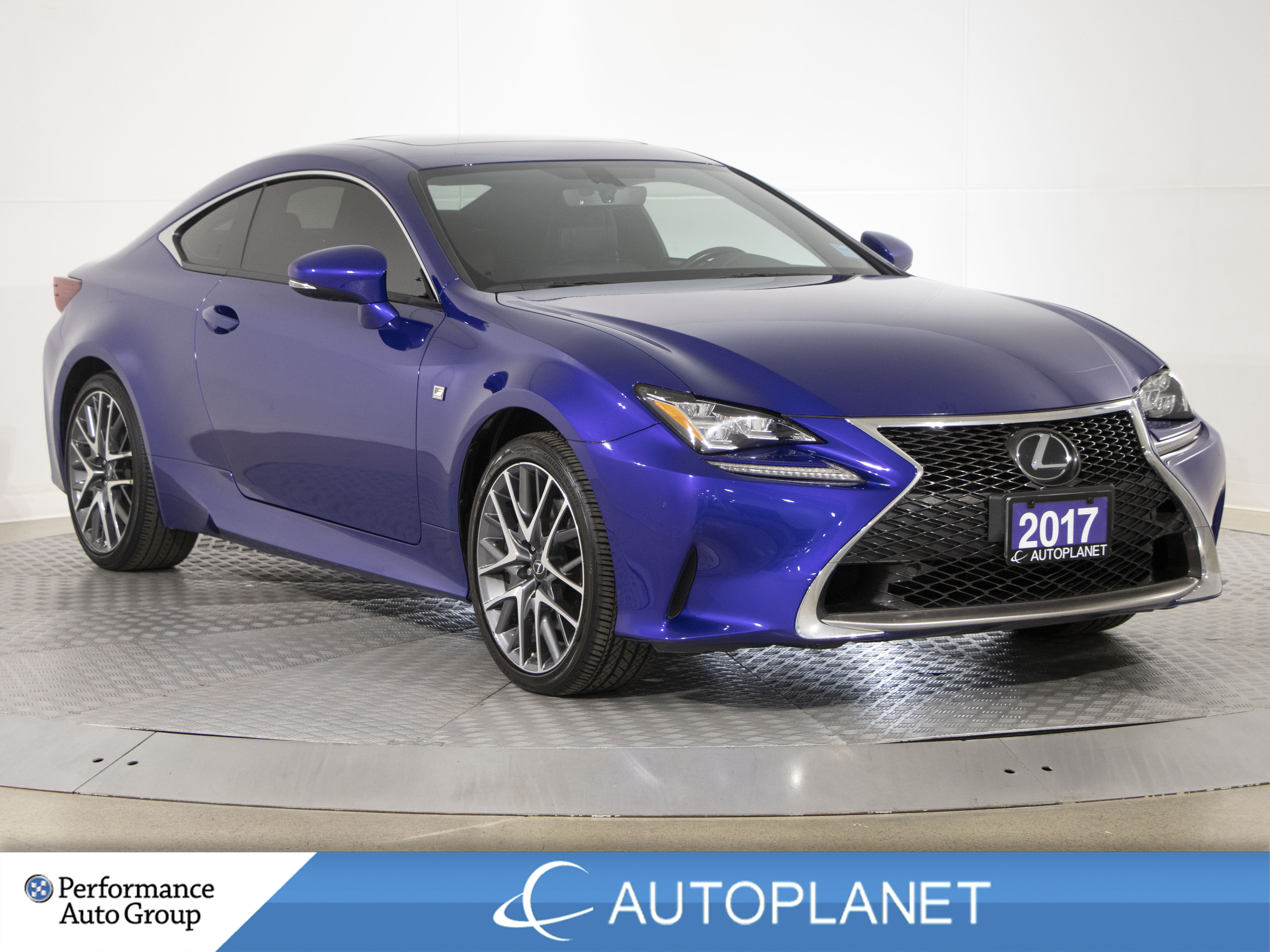 2017 Lexus Rc 350 Awd F Sport Coupe Navi Sunroof Heated Seats Brampton