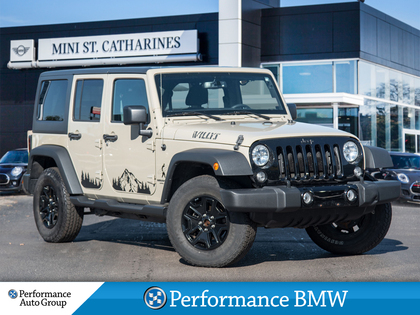 2017 Jeep WRANGLER UNLIMITED WILLYS!/Clean/READY FOR SUMMER?/Alpine Audio -  St. Catharines