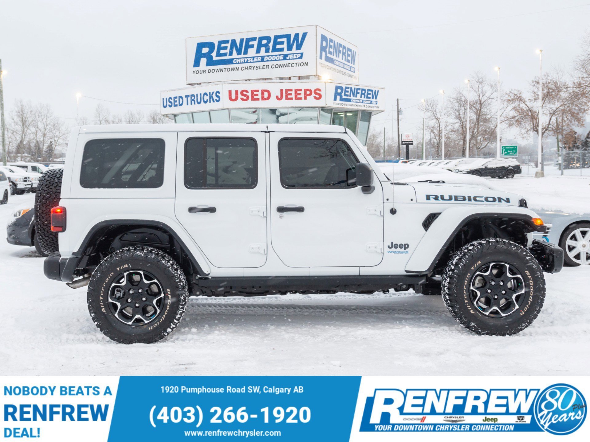 2022 Jeep Wrangler 4xe Unlimited Rubicon 4x4, LOW KMS! Remote Start -  Calgary