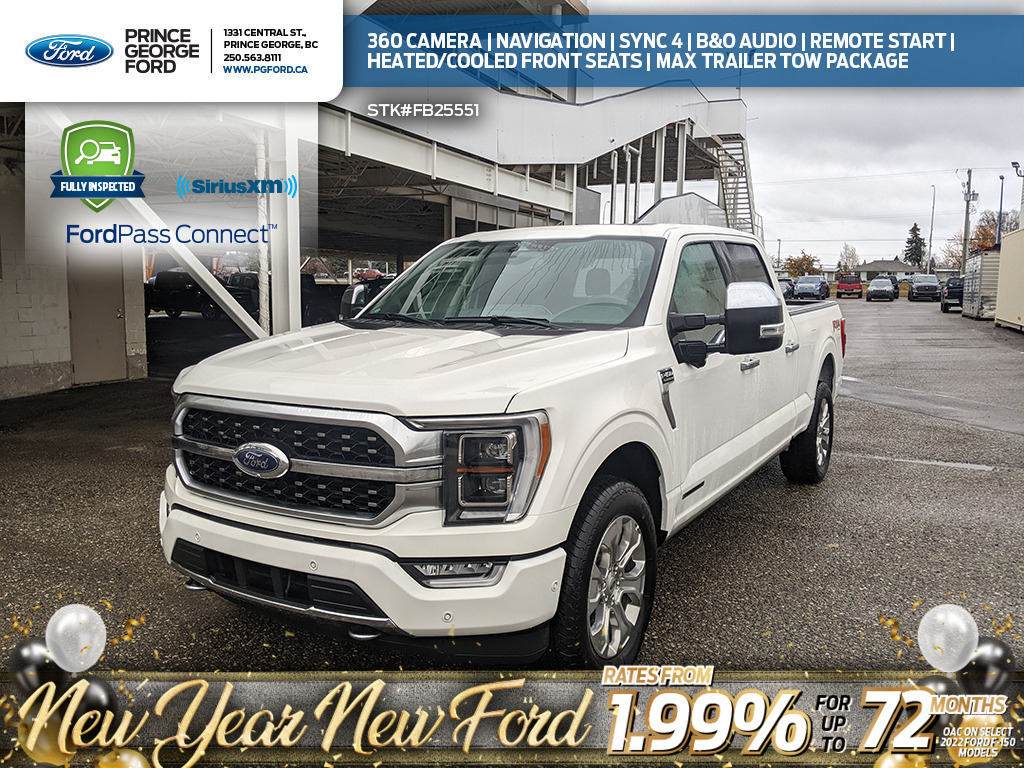 2022 Ford F-150 Platinum | 701A | HYBRID | Max Tow Package - Prince George