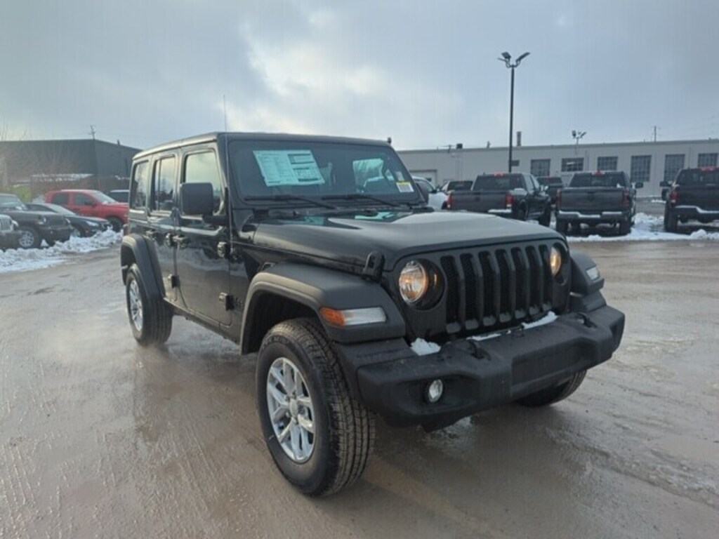 2023 Jeep Wrangler 4-Door Sport S|7-in Dash Display|Cold Weather PKG| -  Leamington