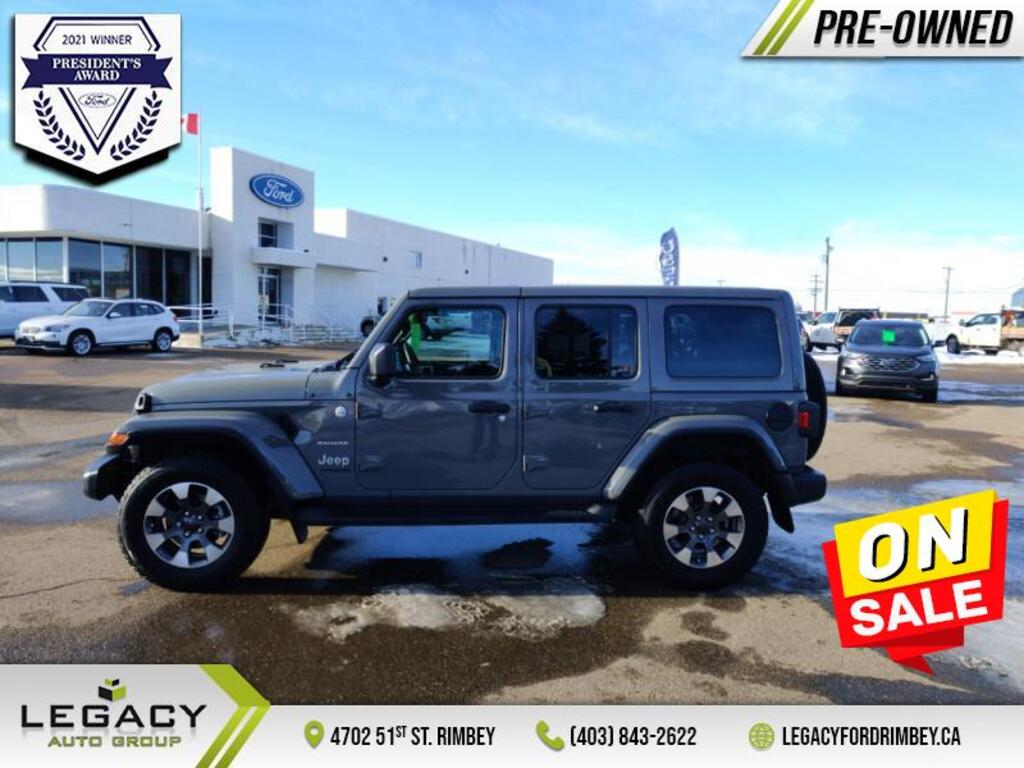 2021 Jeep Wrangler Sahara Unlimited - 4G Wi-Fi - Rimbey