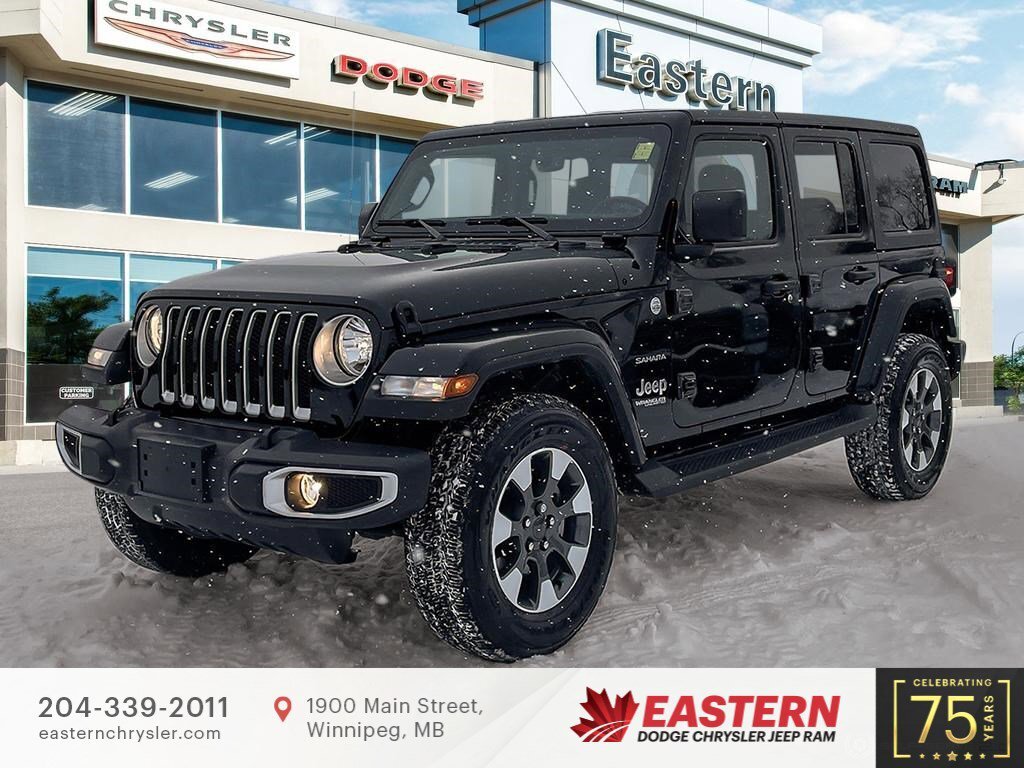 2022 Jeep Wrangler Unlimited Sahara | No Accidents | 1 Owner | - Winnipeg