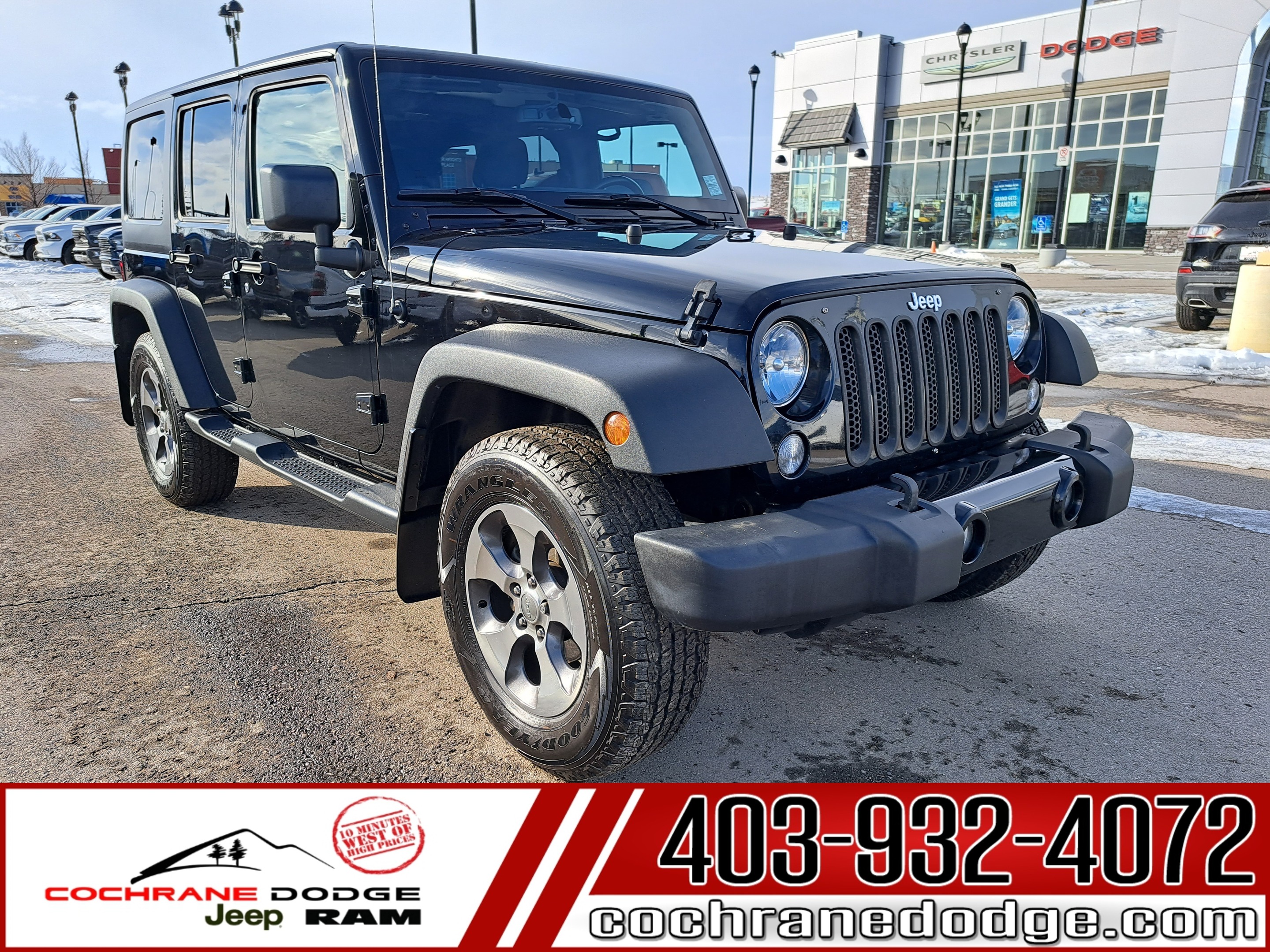 2016 Jeep WRANGLER UNLIMITED Sport 4 Door with Power Options! - Cochrane