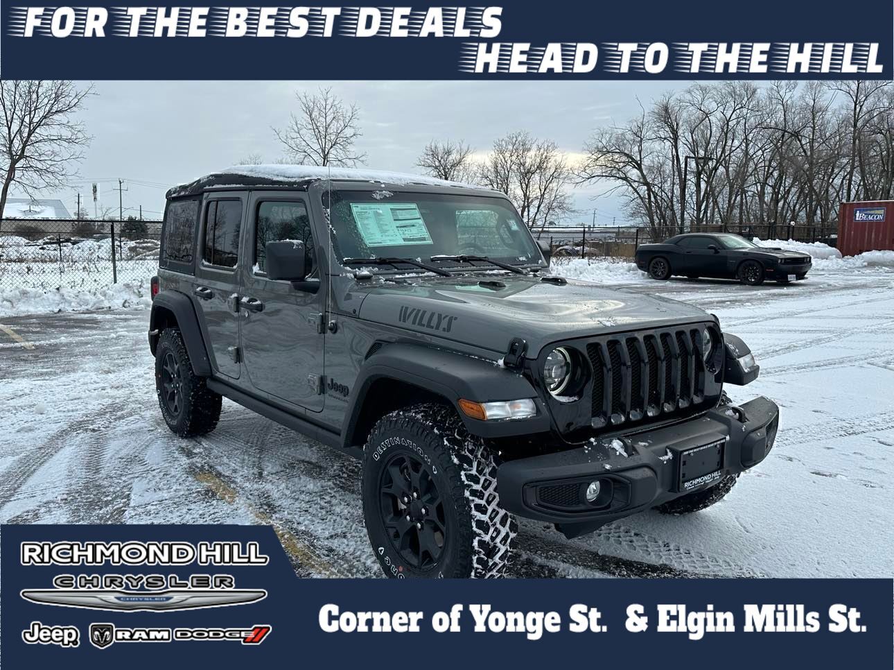 2023 Jeep Wrangler 4-Door Willys - Richmond Hill