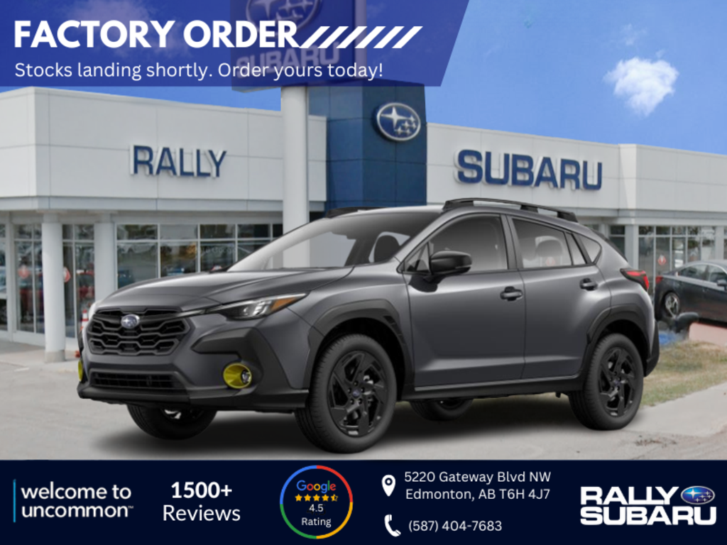 2024 Subaru Crosstrek Onyx AVAILABLE TO FACTORY ORDER Edmonton