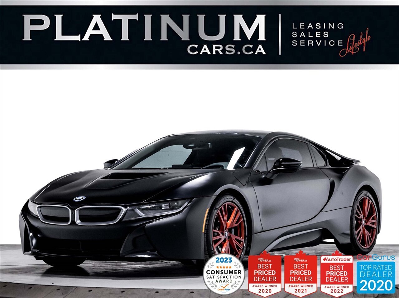2017 Bmw I8 Protonic Frozen Black Edition, Carbon Chassis, Pdc - North York