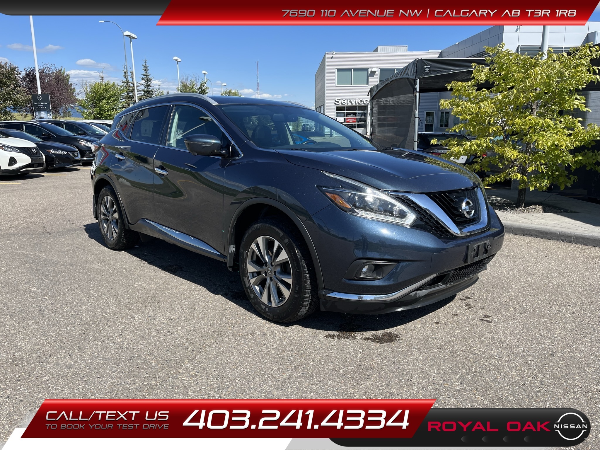 2018 nissan murano with sunroof