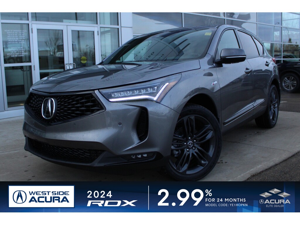 2024 Acura RDX ASpec 2.99 FINANCE/LEASE OAC Edmonton