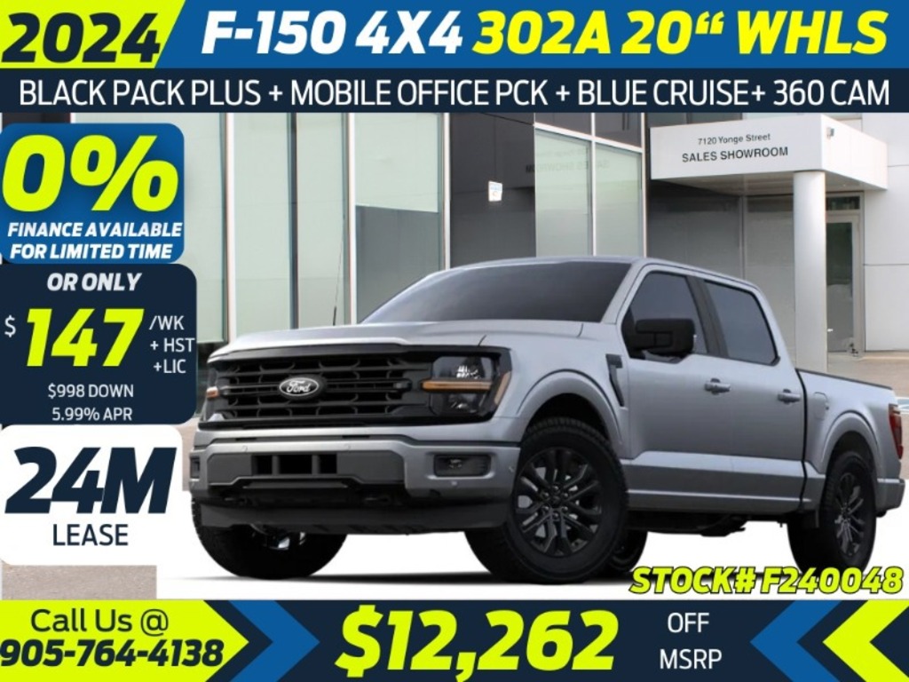 2024 Ford F150 XLT 302A PACKAGE BLUE CRUISE MOBILE OFFICE PACK